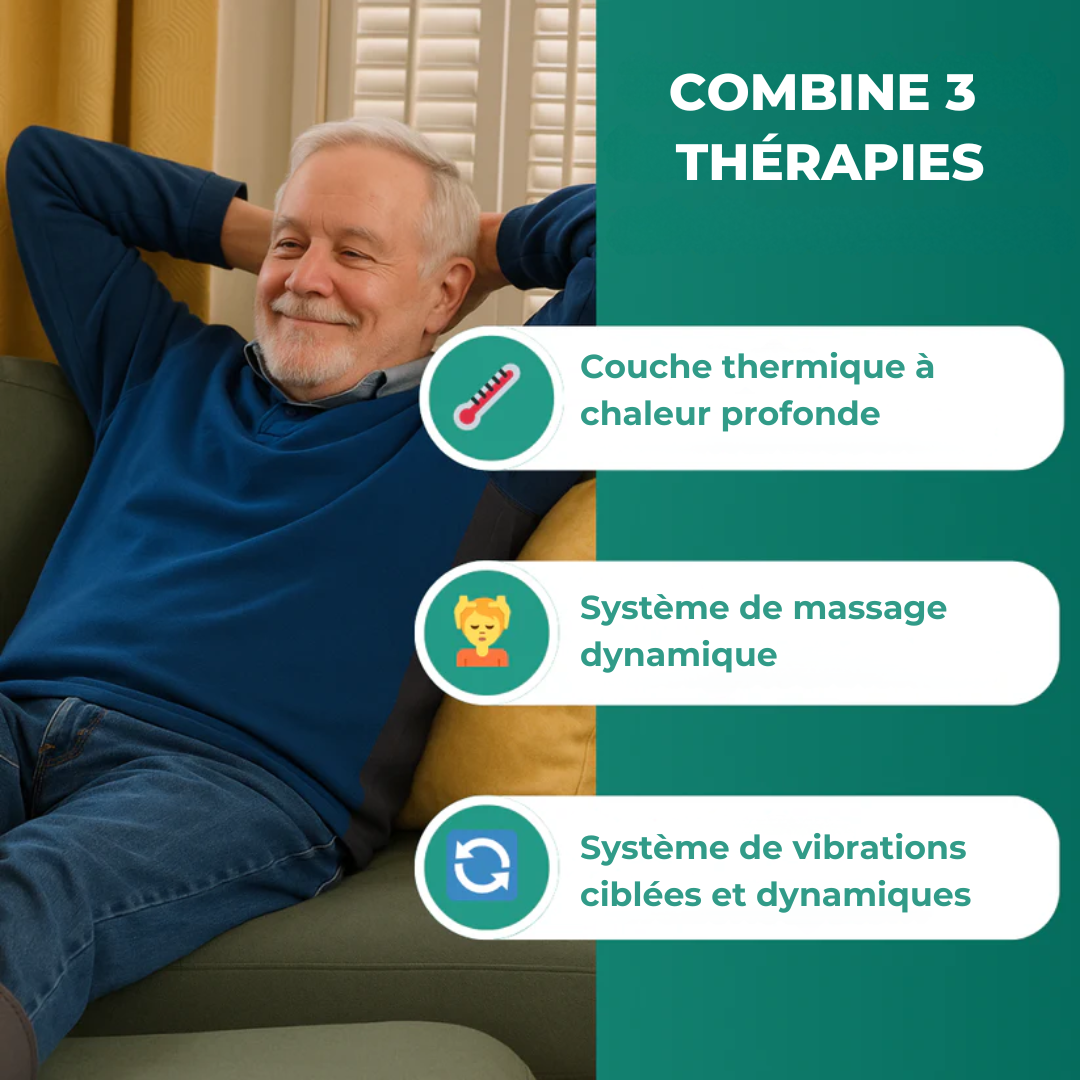ThermoMasseur™ Thérapie 3-en-1